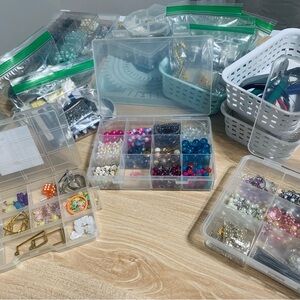 Beads & Jewelry Supply Lot